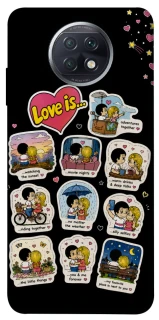 Чехол на Xiaomi Redmi Note 9 5G / Note 9T Love is ver.4 фото 1 из 1