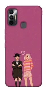 Чехол на TECNO Spark 7 Raven & Rainbow Wednesday фото 1 из 1