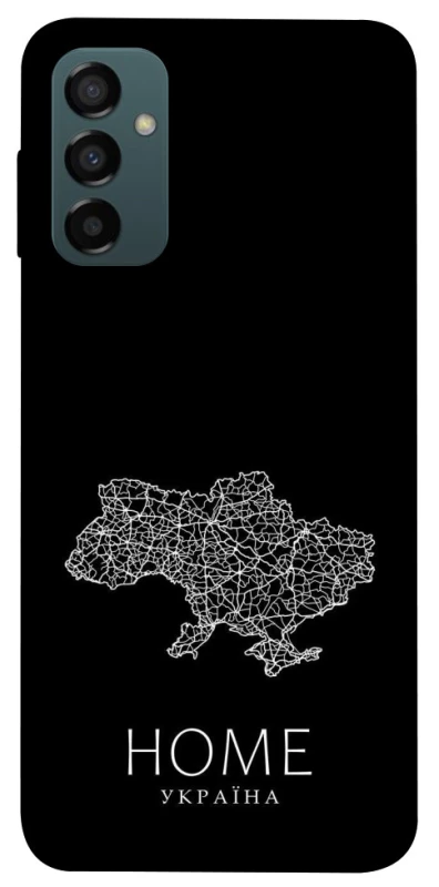 Чохол на Samsung Galaxy M34 5G Ukraine black map фото 1 з 1
