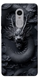 Чехол на Xiaomi Redmi Note 4X / Note 4 (Snapdragon) black dragon фото 1 из 1