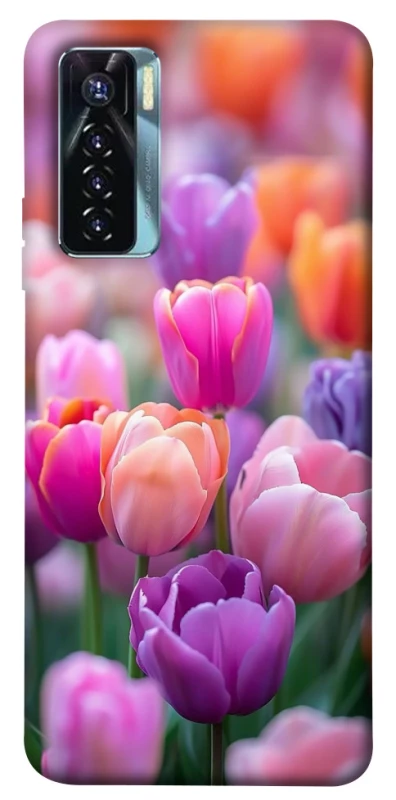 Чехол на TECNO Camon 17 Pro Поле тюльпанов фото 1 из 1