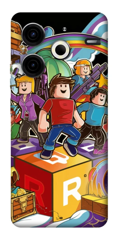 Чохол на TECNO Pova 6 Neo (LI6) Roblox family фото 1 з 1