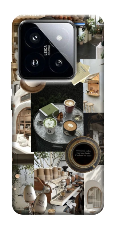 Чехол на Xiaomi 14 Pro Coffee collage ver.4 фото 1 из 1