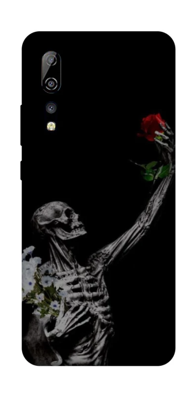 Чехол на ZTE Axon 10 Pro Skeleton vs Rose фото 1 из 1