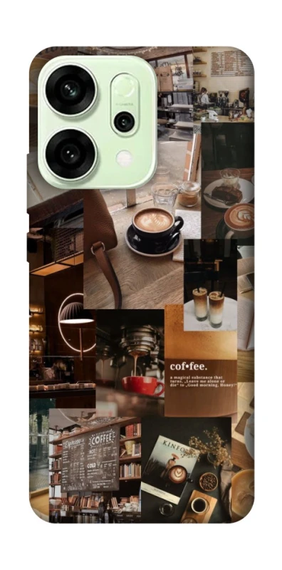 Чохол на Oppo Reno 14 Coffee collage ver.2 фото 1 з 1