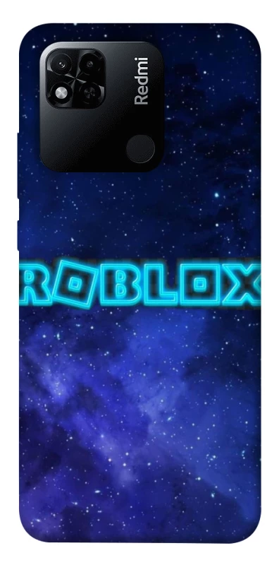 Чохол на Xiaomi Redmi 10A Roblox Space Logo Blue фото 1 з 1