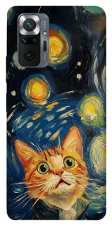 Чохол на Xiaomi Redmi Note 10 Pro paint cat фото 1 з 1