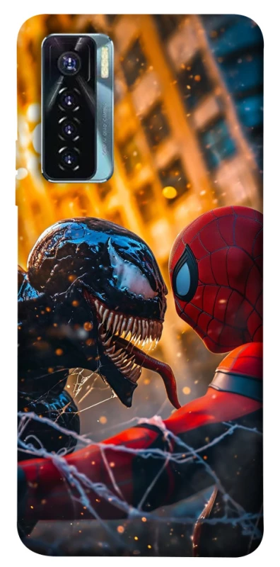 Чохол на TECNO Camon 17 Pro Venom vs Spiderman фото 1 з 1