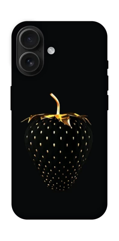 Чехол на Apple iPhone 16 Черная клубника фото 1 из 1