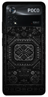 Чехол на Xiaomi Poco X4 Pro 5G Черный ковер фото 1 из 1