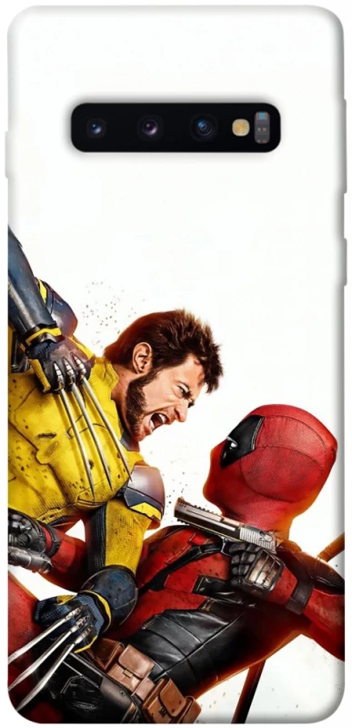 Чехол на Samsung Galaxy S10 Deadpool and Wolverine фото 1 из 1