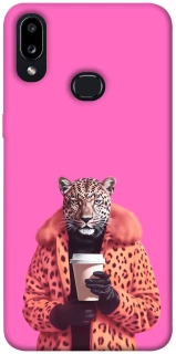 Чехол на Samsung Galaxy A10s Леопард с кофе фото 1 из 1