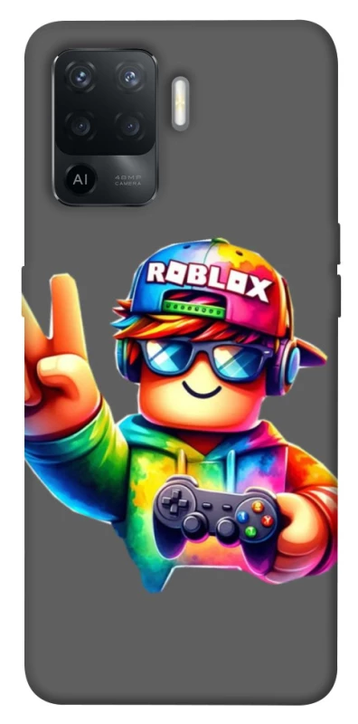 Чохол на Oppo Reno 5 Lite Roblox Gamer Peace фото 1 з 1
