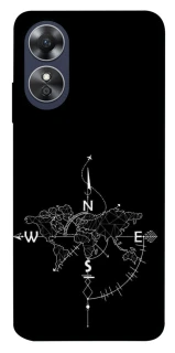 Чохол на Oppo A17 Travel Map фото 1 з 1