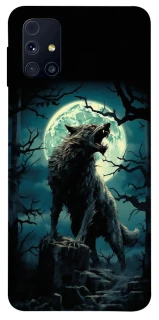 Чохол на Samsung Galaxy M31s Вовк під місяцем фото 1 з 1