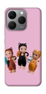 Чехол на Realme 15T Cat Cafe Trio фото 1 из 1