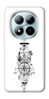 Чехол на Xiaomi Redmi Note 15 Pro+ 5G Tattoo ver.7 фото 1 из 1