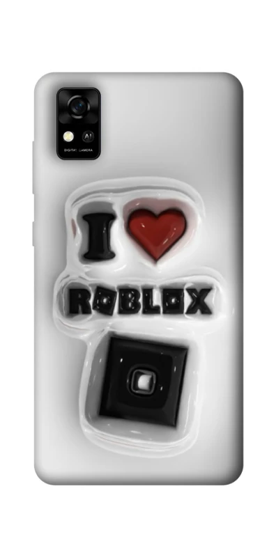 Чохол на ZTE Blade A31 I love Roblox фото 1 з 1