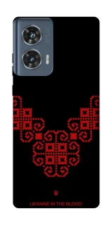Чохол на Motorola Edge 50 Чорно-червона вишиванка фото 1 з 1