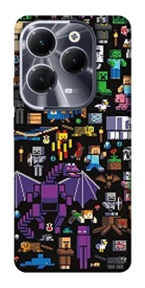 Чохол на Infinix Hot 40 Pro Minecraft v5 фото 1 з 1