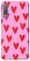 Чохол на Samsung A750 Galaxy A7 (2018) Red hearts 2 фото 1 з 1