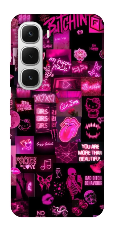 Чохол на Infinix Hot 60i Hot collage ver.8 фото 1 з 1