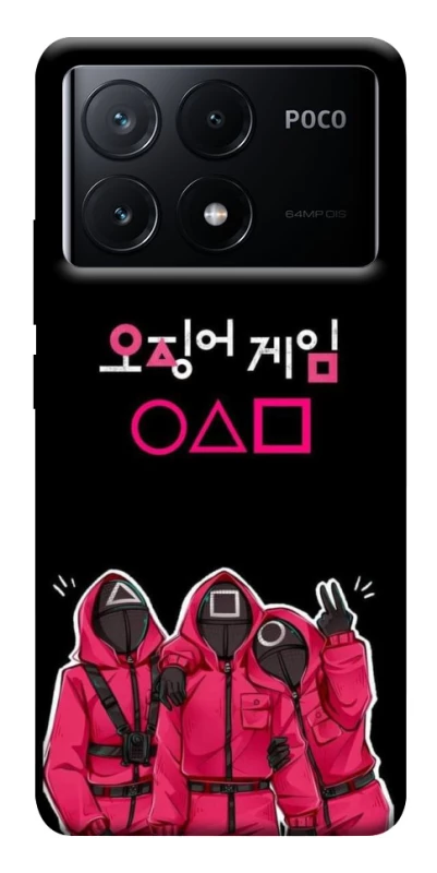Чохол на Xiaomi Poco X6 squid game v5 фото 1 з 1