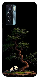Чехол на TECNO Camon 17 Pro Panda and tree фото 1 из 1