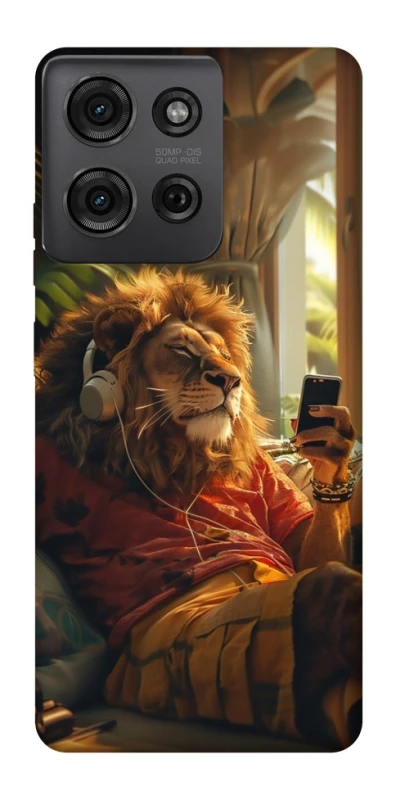 Чехол на Motorola Moto G75 Лев v2 фото 1 из 1
