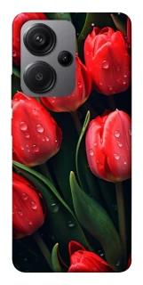 Чохол на Xiaomi Redmi Note 13 Pro+ Червоні тюльпани фото 1 з 1