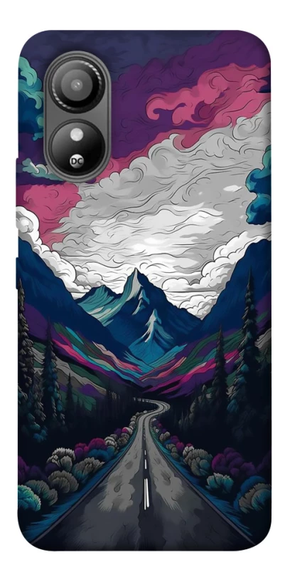 Чехол на ZTE Blade L220 Нарисованные горы фото 1 из 1