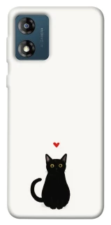 Чохол на Motorola Moto E13 cat in love фото 1 Чохол на Motorola Moto E13 cat in love фото 1 з 1