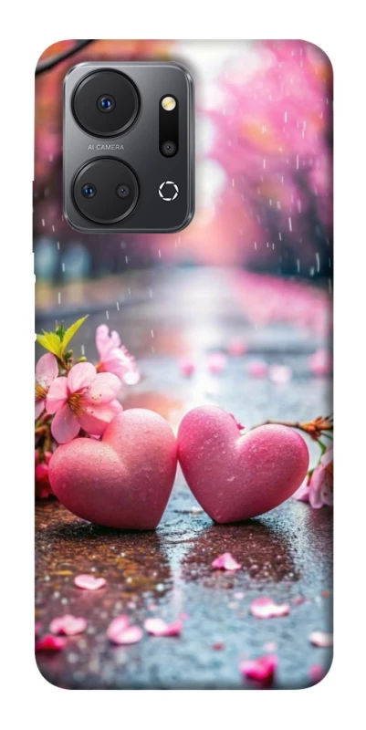 Чохол на Huawei Honor X7a Pink heart фото 1 з 1