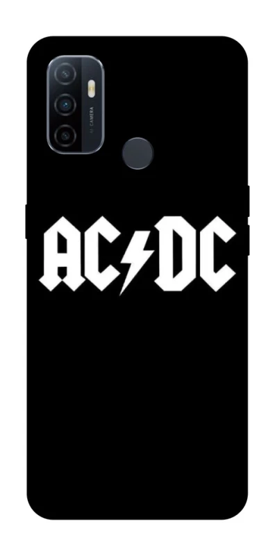 Чохол на Oppo A53 / A32 / A33 AC/DC logo фото 1 Чохол на Oppo A53 / A32 / A33 AC/DC logo фото 1 з 1