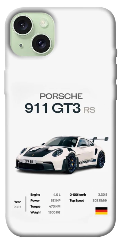 Чехол на Apple iPhone 15 Plus (6.7") Porsche 911 GT3 фото 1 из 1
