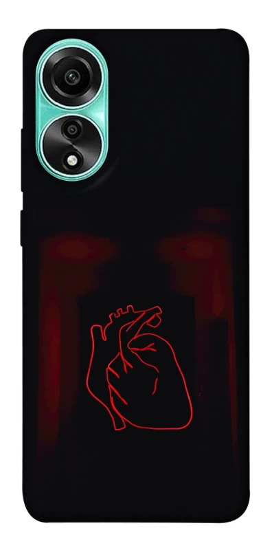 Чехол на Oppo A78 4G Красное сердце фото 1 из 1