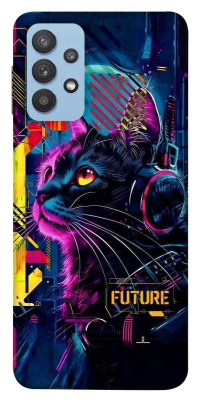 Чохол на Samsung Galaxy M32 Cyber Cat v2 фото 1 з 1