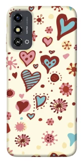 Чехол на ZTE Blade A53 Pretty hearts фото 1 из 1
