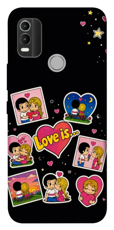 Чехол на Nokia C21 Plus Love is фото 1 из 1