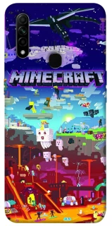 Чохол на Oppo A31 Minecraft world фото 1 з 1