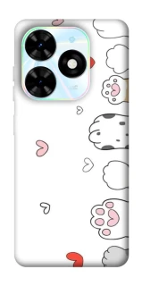 Чехол на TECNO Spark Go 2024 Paws фото 1 из 1