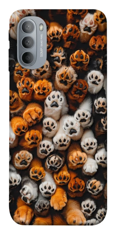 Чохол на Motorola Moto G31 Сat paws фото 1 з 1