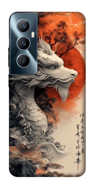 Чохол на Realme C65 4G white dragon фото 1 з 1