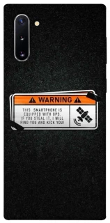 Чехол на Samsung Galaxy Note 10 Warning фото 1 из 1