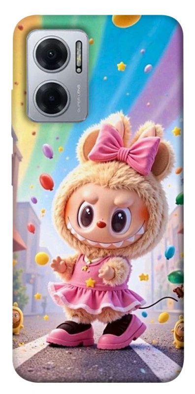 Чохол на Xiaomi Redmi Note 11E Labubu rainbow фото 1 з 1