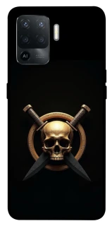 Чохол на Oppo Reno 5 Lite Golden Skull фото 1 з 1