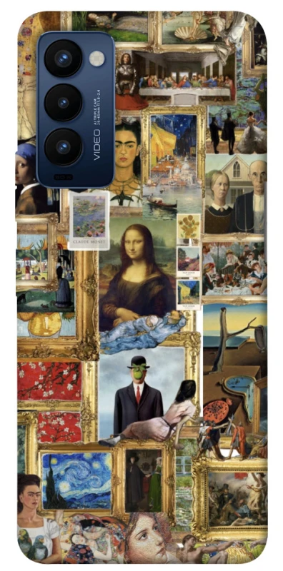 Чехол на TECNO Camon 18 Art collage ver.9 фото 1 из 1