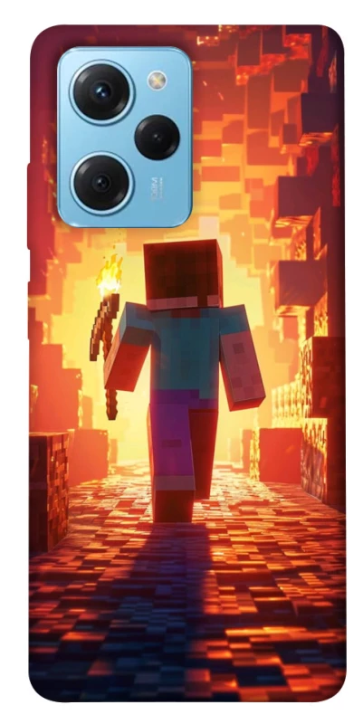 Чохол на Xiaomi Poco X5 Pro 5G Minecraft adventure фото 1 з 1