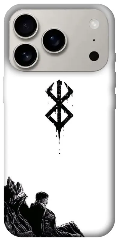 Чохол на Apple iPhone 18 Pro berserk white фото 1 з 2