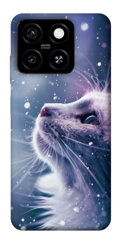 Чехол на ZTE Blade A55 4G Snow cat фото 1 из 1